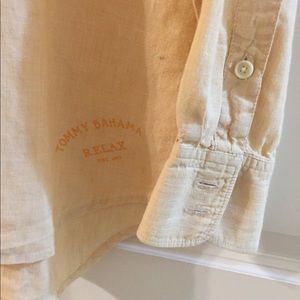 Tommy Bahama long sleeve linen shirt, size Medium